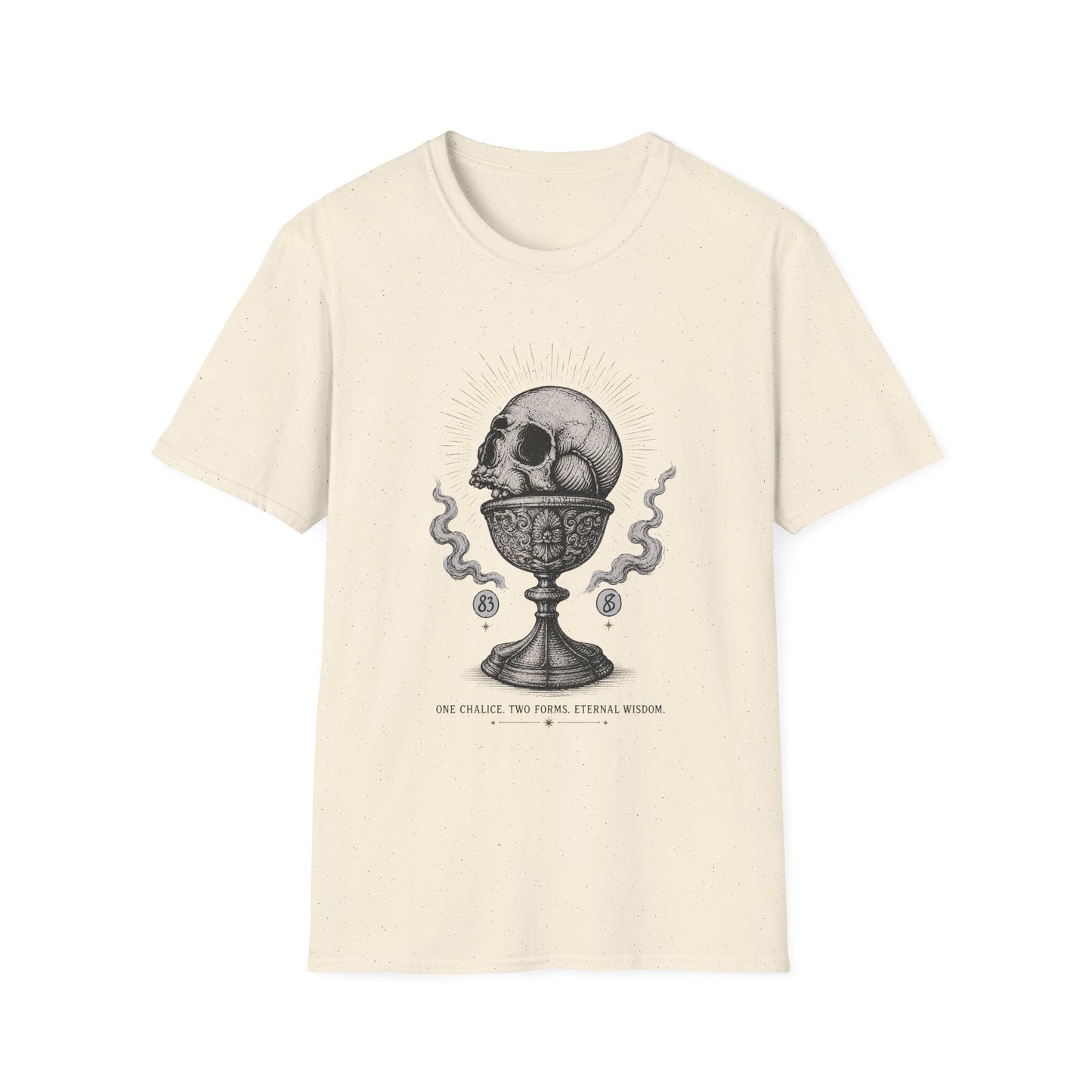 Skull Chalice T‑Shirt — Gothic Vintage Skull Illustration Tee