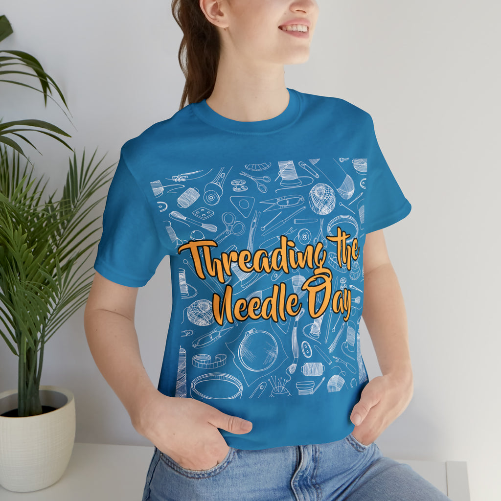 Threading the Needle Day Shirt | Tailor Sewing Unisex T-Shirt