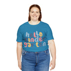 Hello Kindergarten School Shirt | First day of School Unisex T-Shirt