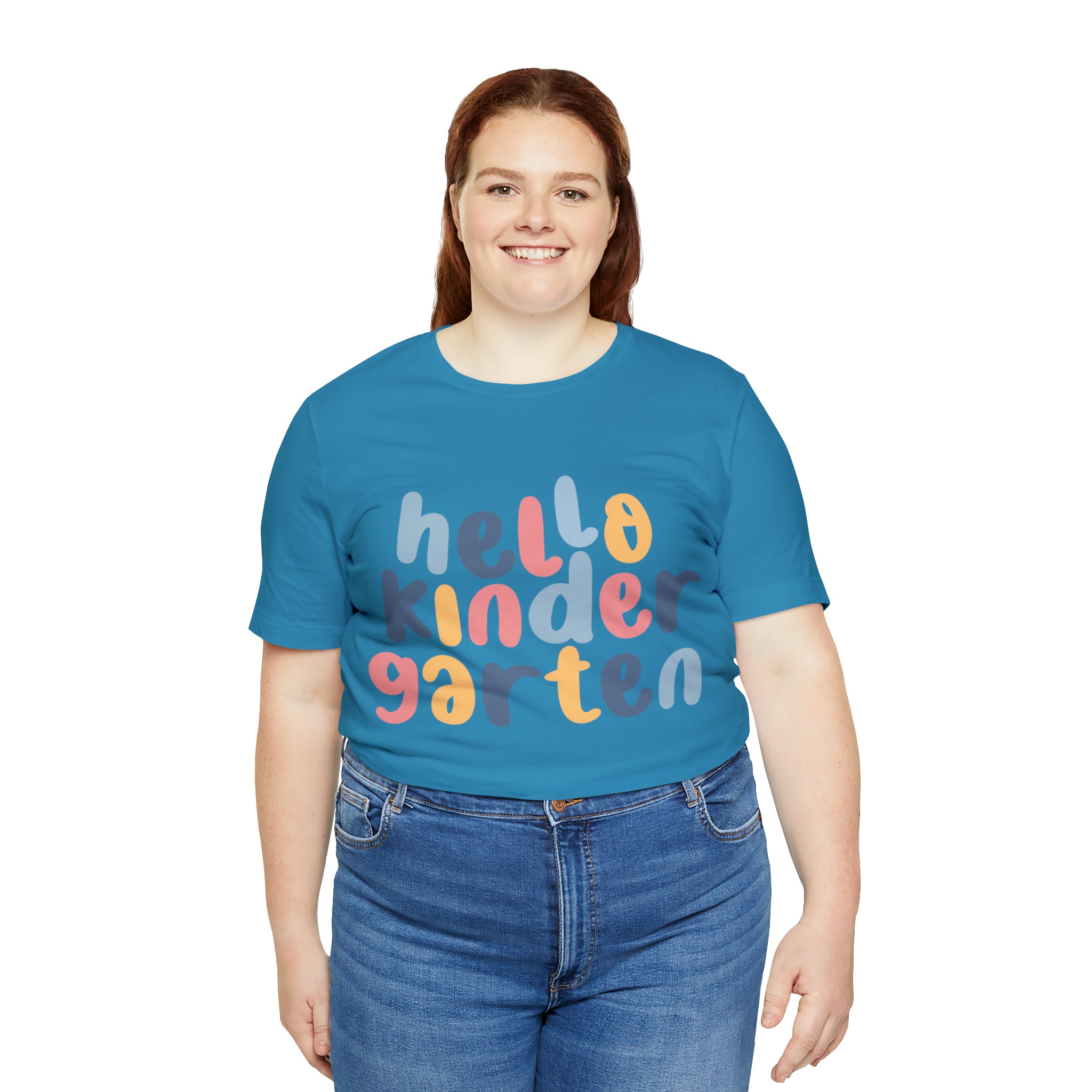 Hello Kindergarten School Shirt | First day of School Unisex T-Shirt