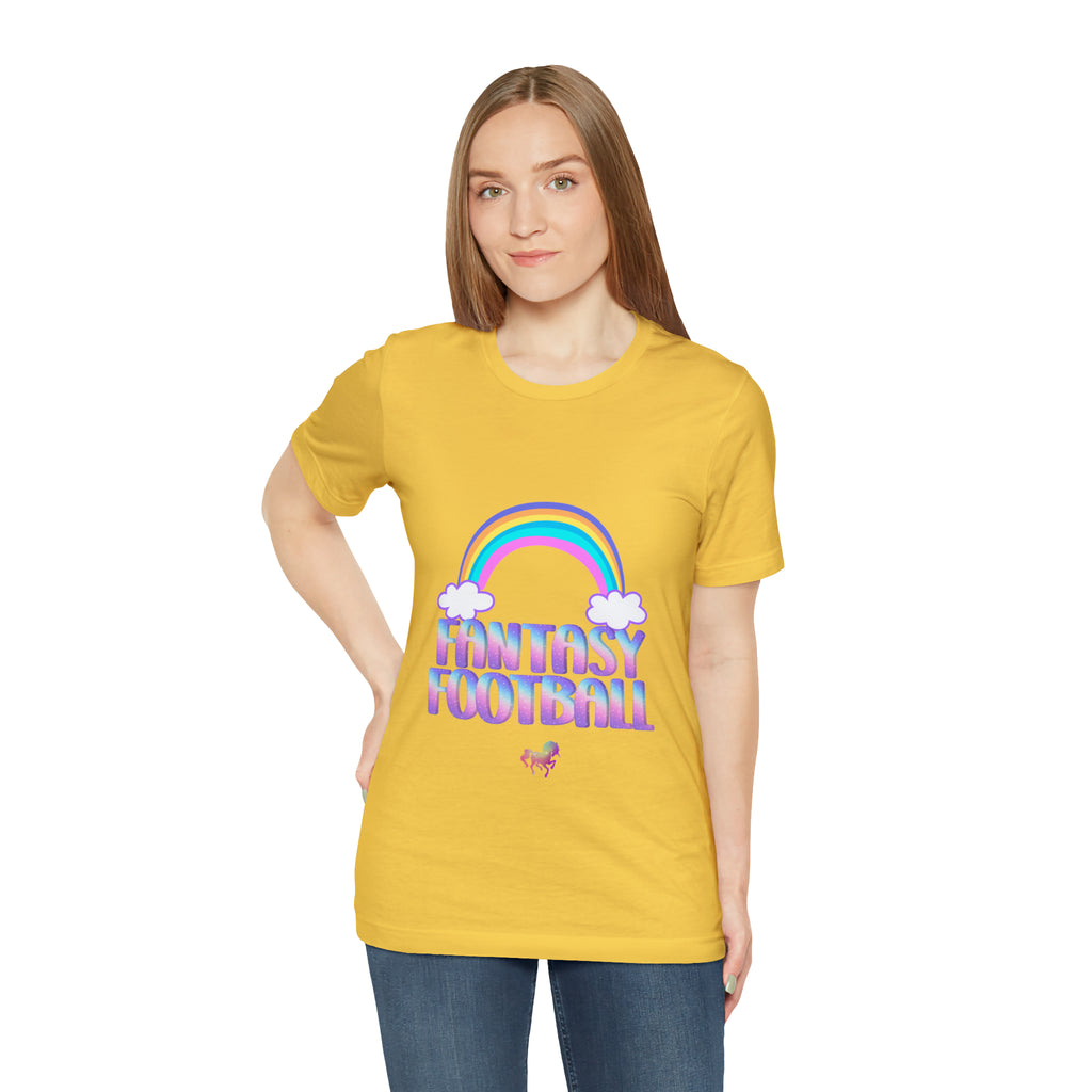 Cute Fantasy Football Shirt | Pink Cute Fantasy Football Unisex T-Shirt