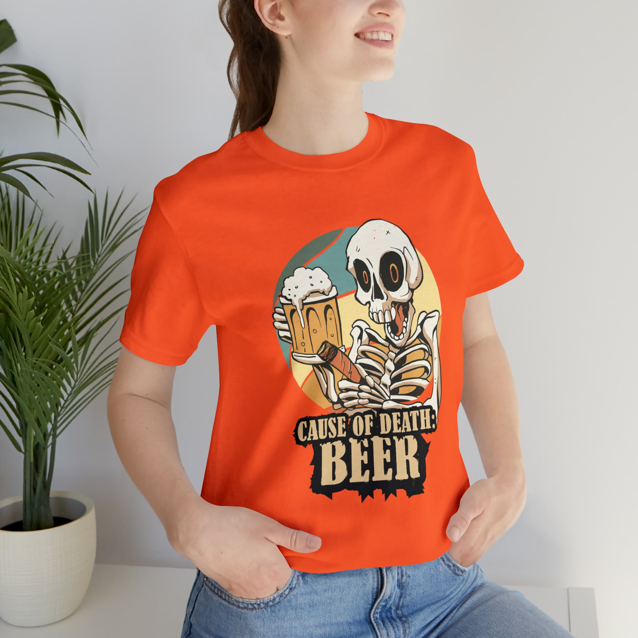 Beer Cause of Death Shirt | Drink Beer Unisex T-Shirt