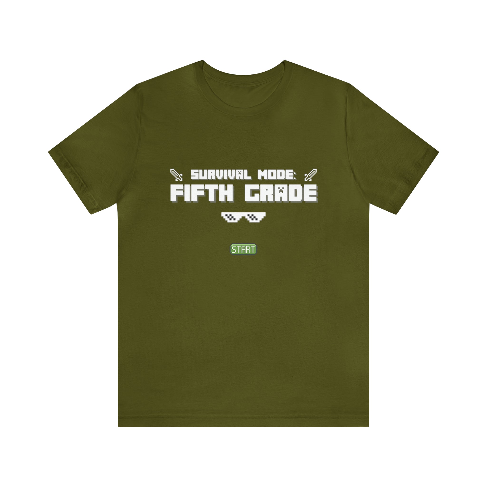 Fifth Grade Survival Mode | Minecraft School Unisex T-Shirt
