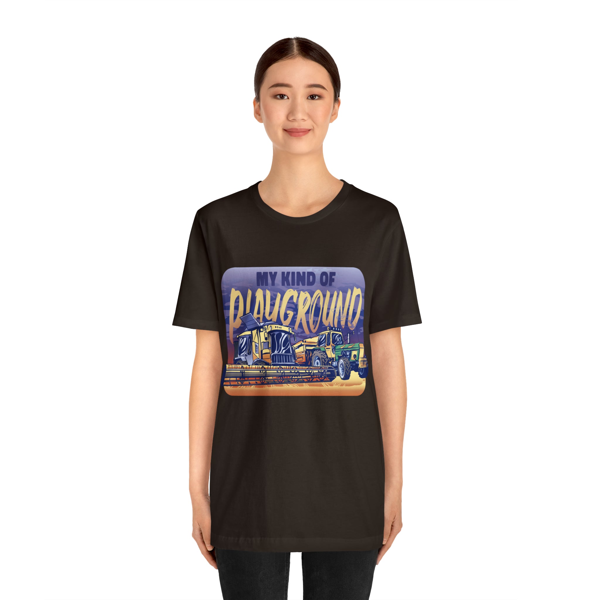 Tractor Farmer Playground Shirt | Tractor Enthusiast Unisex T-Shirt