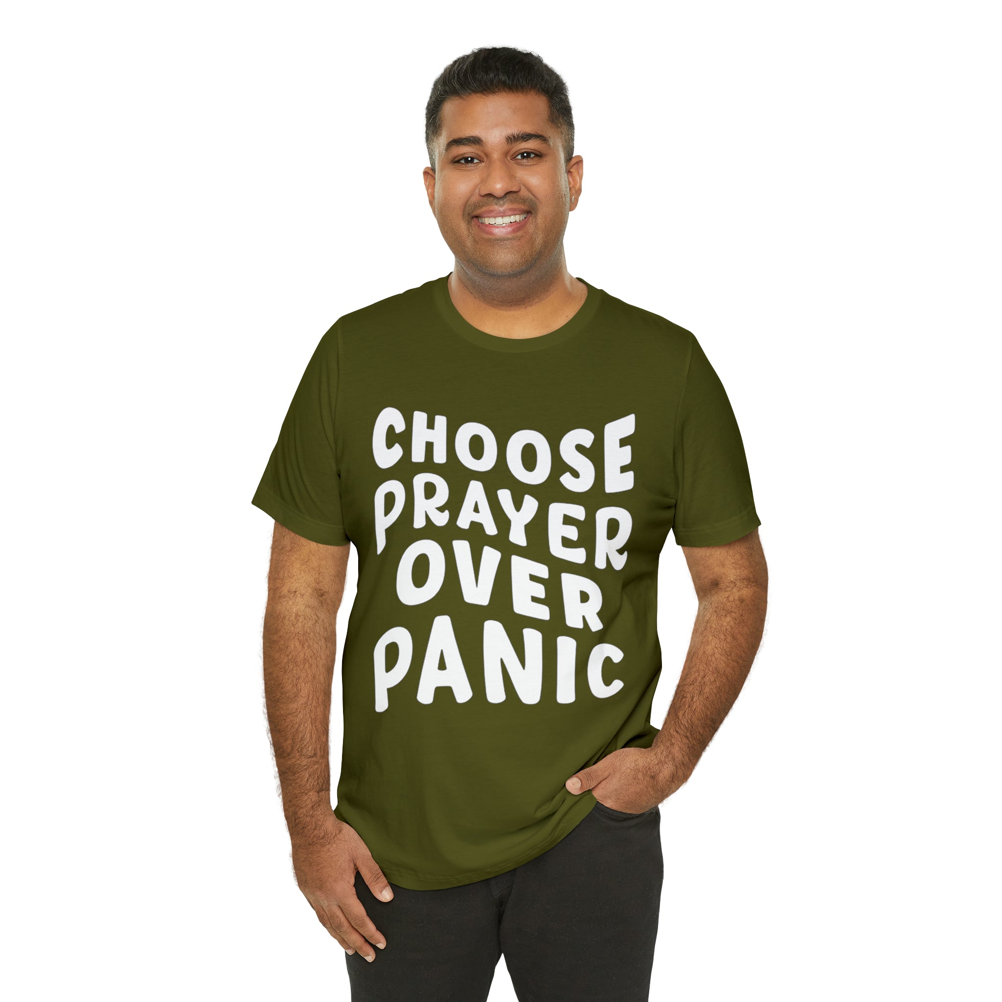 Prayer Over Panic Unisex Shirt | Religious Shirt for Prayers