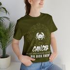 Cancer Zodiac Big Dick Energy Shirt | Zodiac Sign Statement T-Shirt