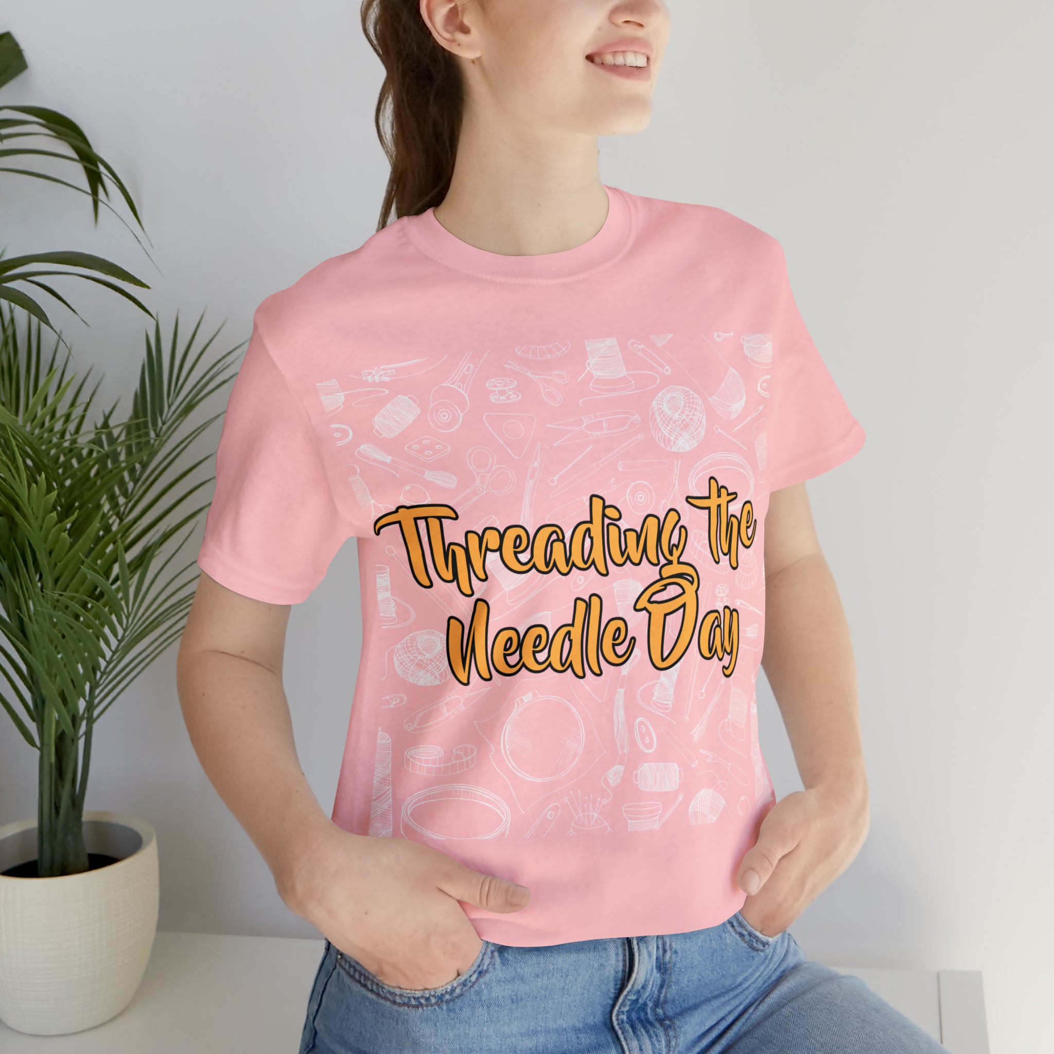 Threading the Needle Day Shirt | Tailor Sewing Unisex T-Shirt