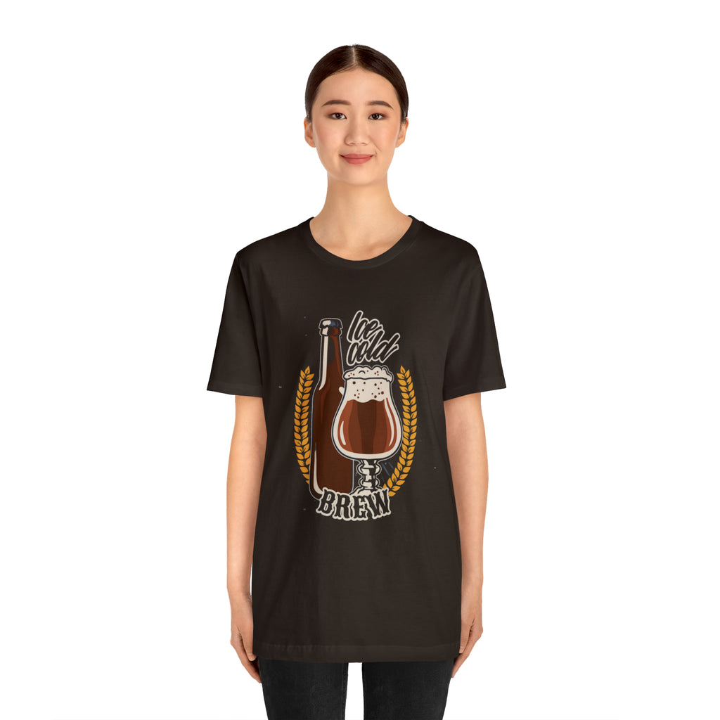 Ice Cold Brew Beer Shirt | Drink Beer Unisex T-Shirt