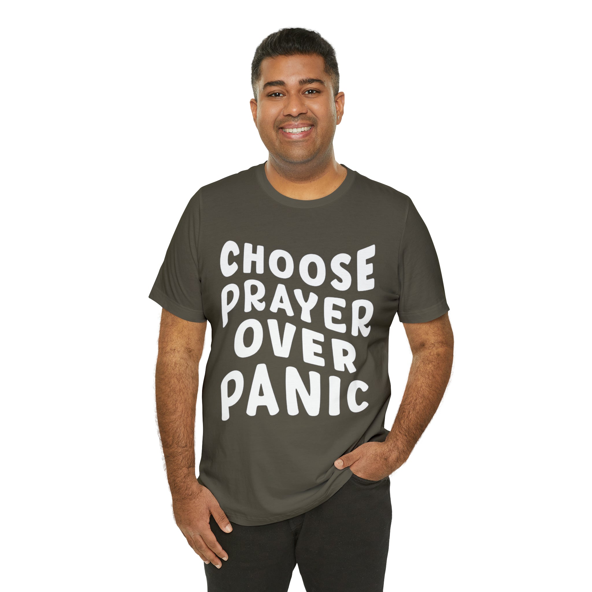 Prayer Over Panic Unisex Shirt | Religious Shirt for Prayers
