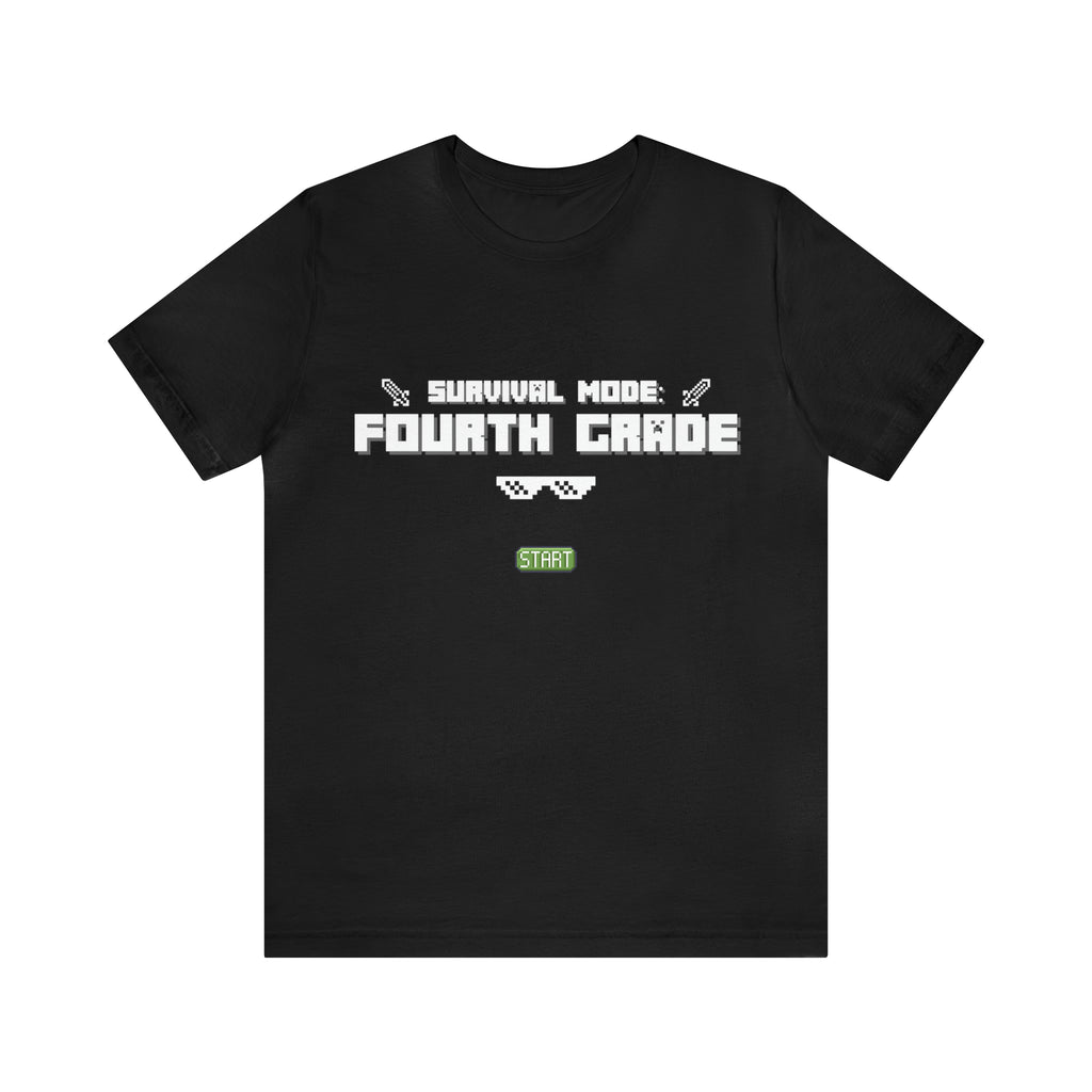 Fourth Grade Survival Mode | Minecraft Unisex T-Shirt