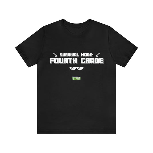 Fourth Grade Survival Mode | Minecraft Unisex T-Shirt