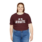 Airplane Pilot Aviate Glasses Shirt | Aviation T-Shirt