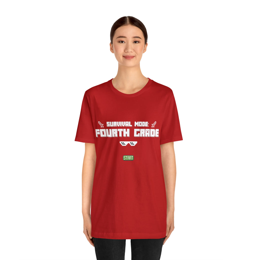 Fourth Grade Survival Mode | Minecraft Unisex T-Shirt