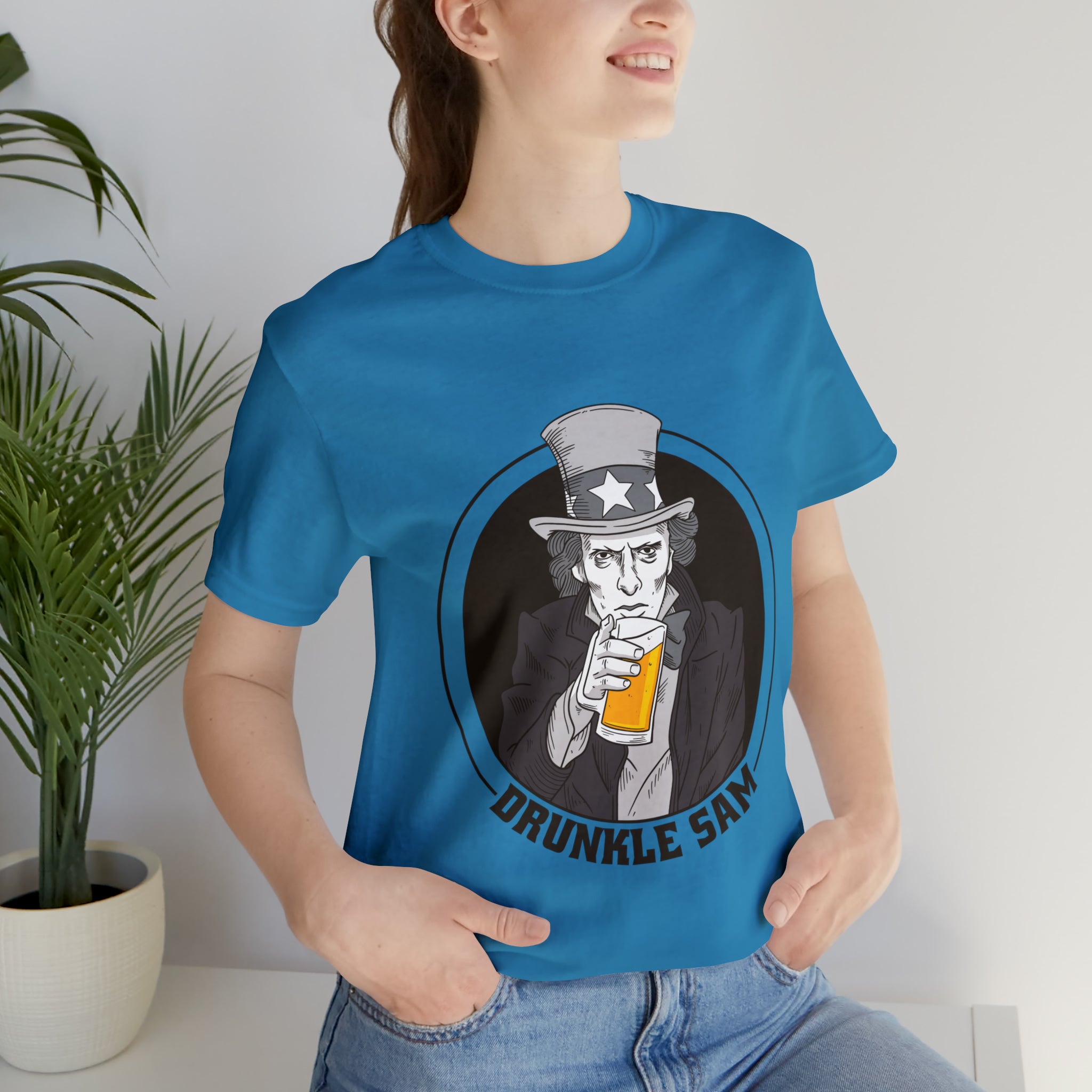 Drunkle Sam Beer Shirt | Drink Beer Unisex T-Shirt