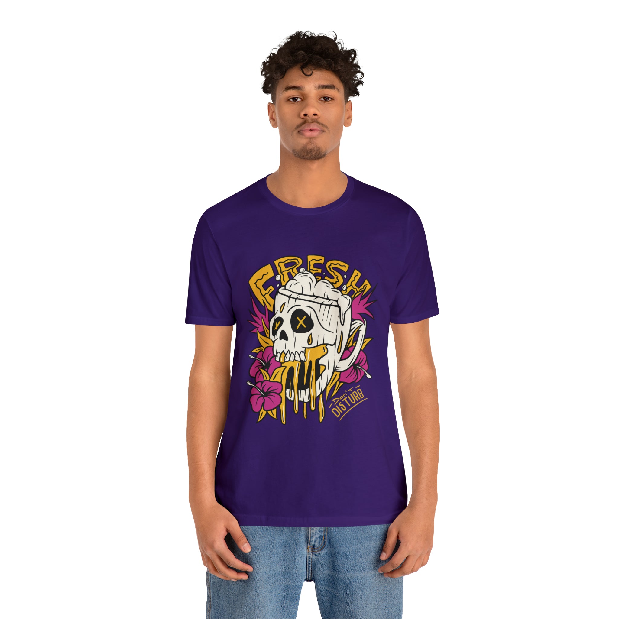 Fresh Beer Skull Shirt | Drink Beer Unisex T-Shirt