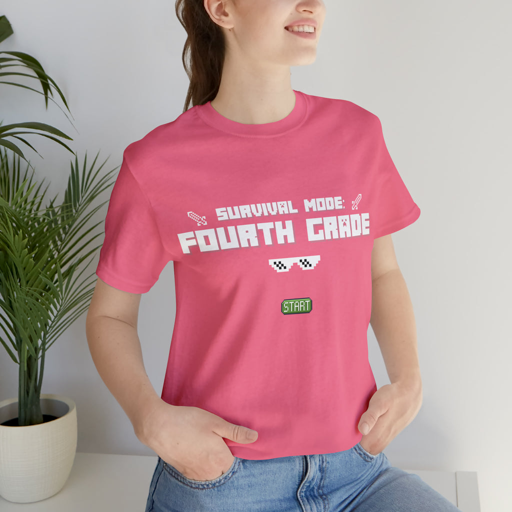 Fourth Grade Survival Mode | Minecraft Unisex T-Shirt