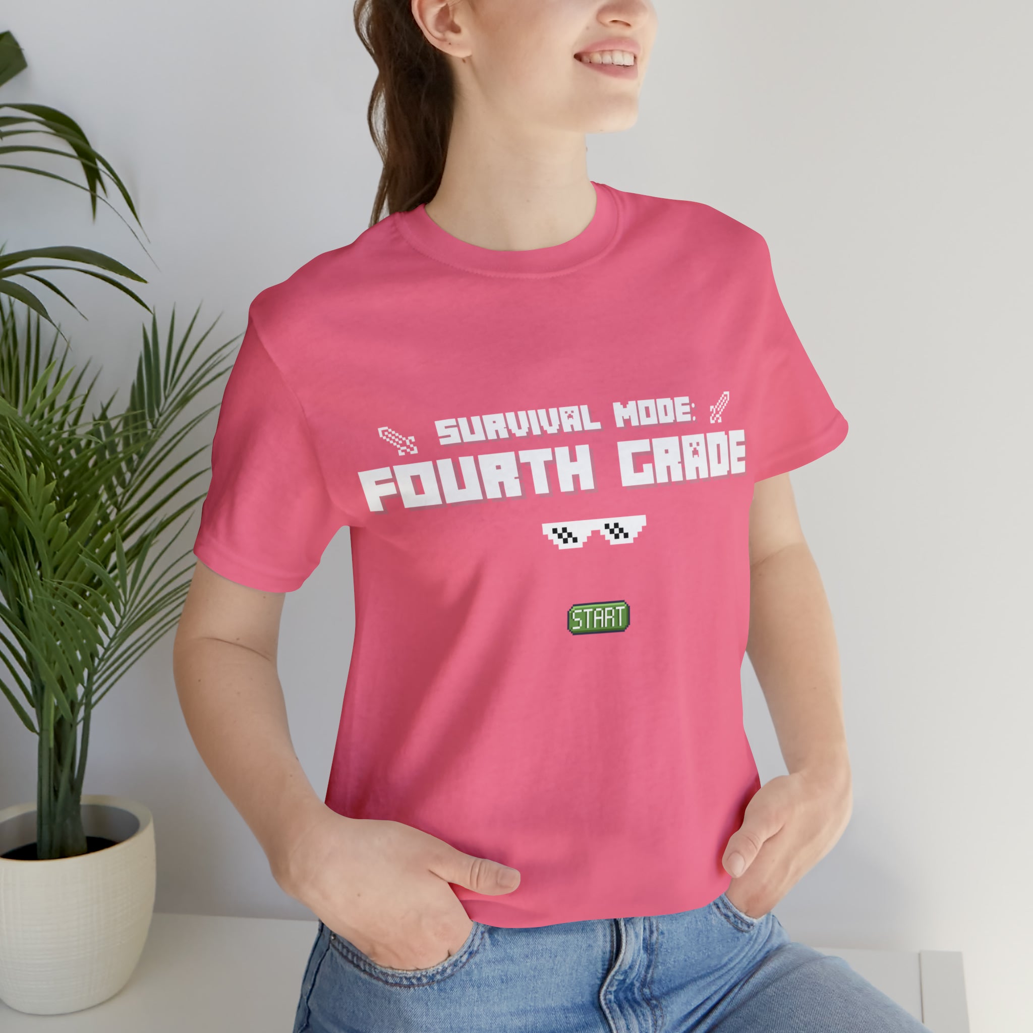 Fourth Grade Survival Mode | Minecraft Unisex T-Shirt
