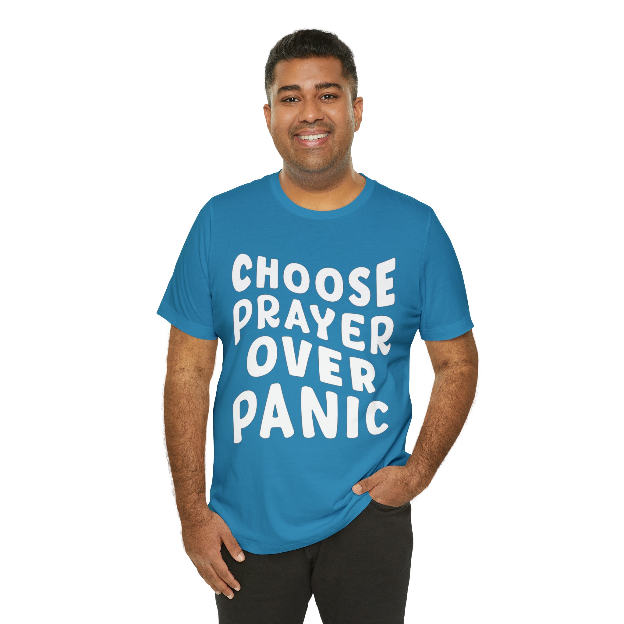 Prayer Over Panic Unisex Shirt | Religious Shirt for Prayers