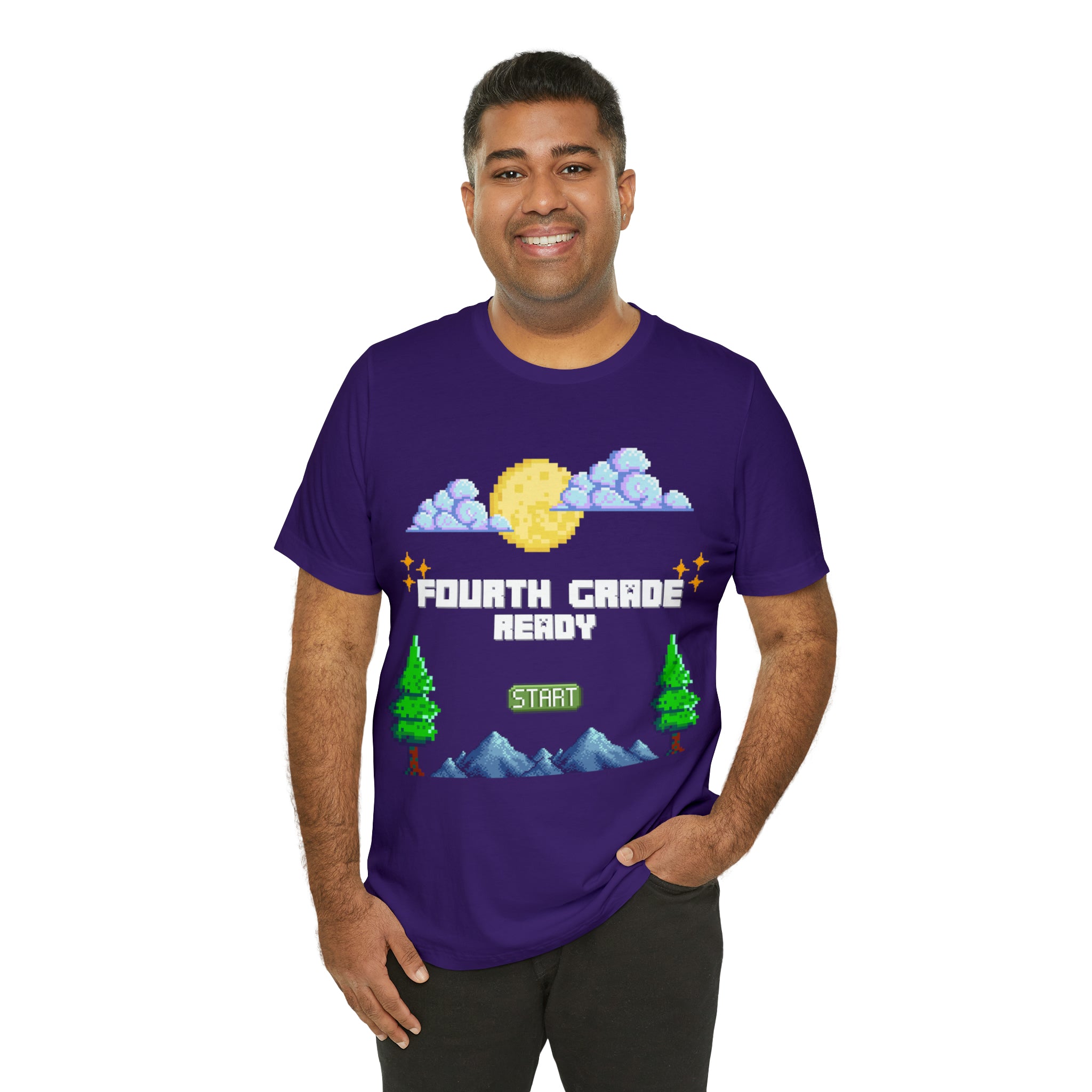 Fourth Grade Ready Pixel Shirt | Minecraft Unisex T-Shirt
