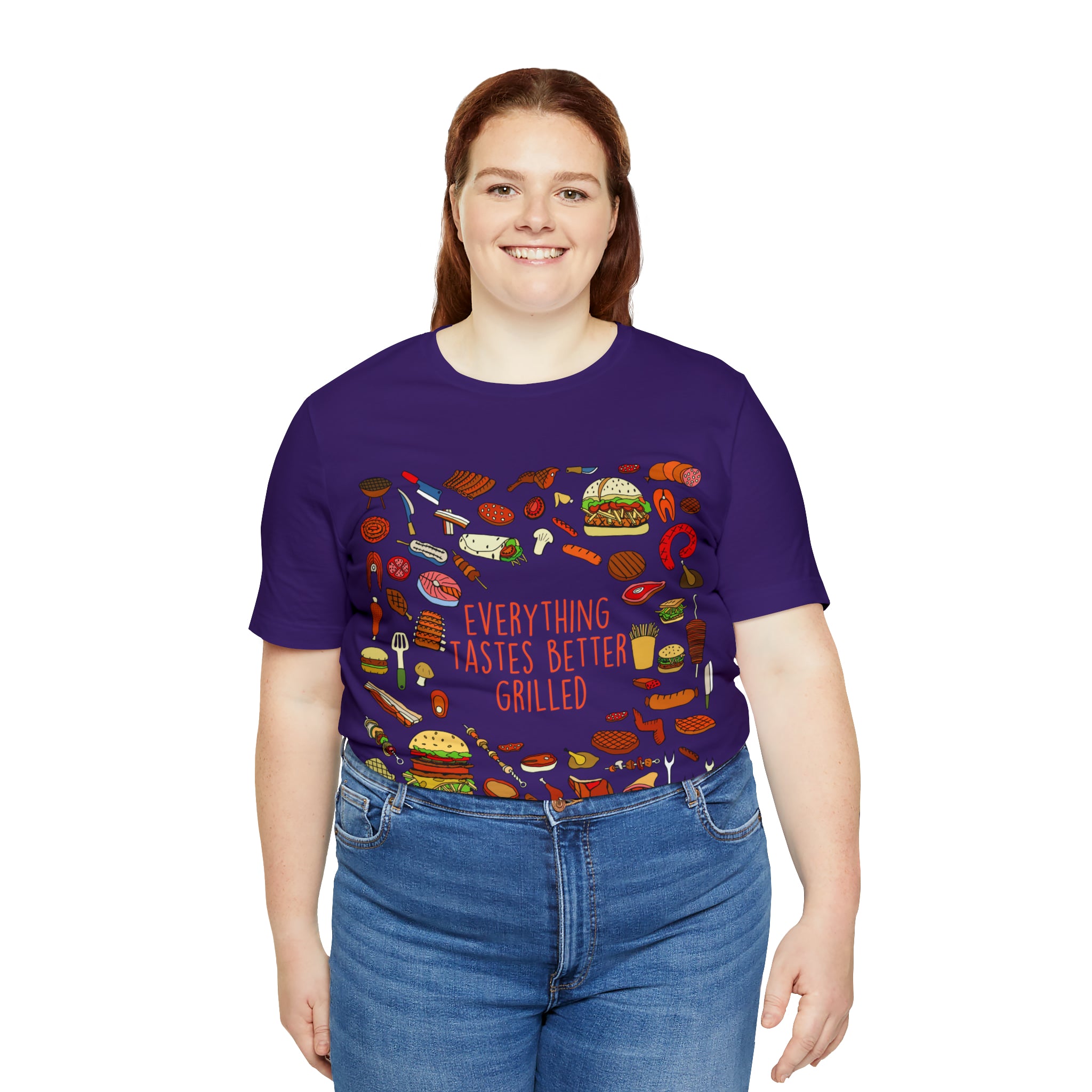 Everything Tastes Better Grilled Shirt | Grilling Love Unisex T-Shirt