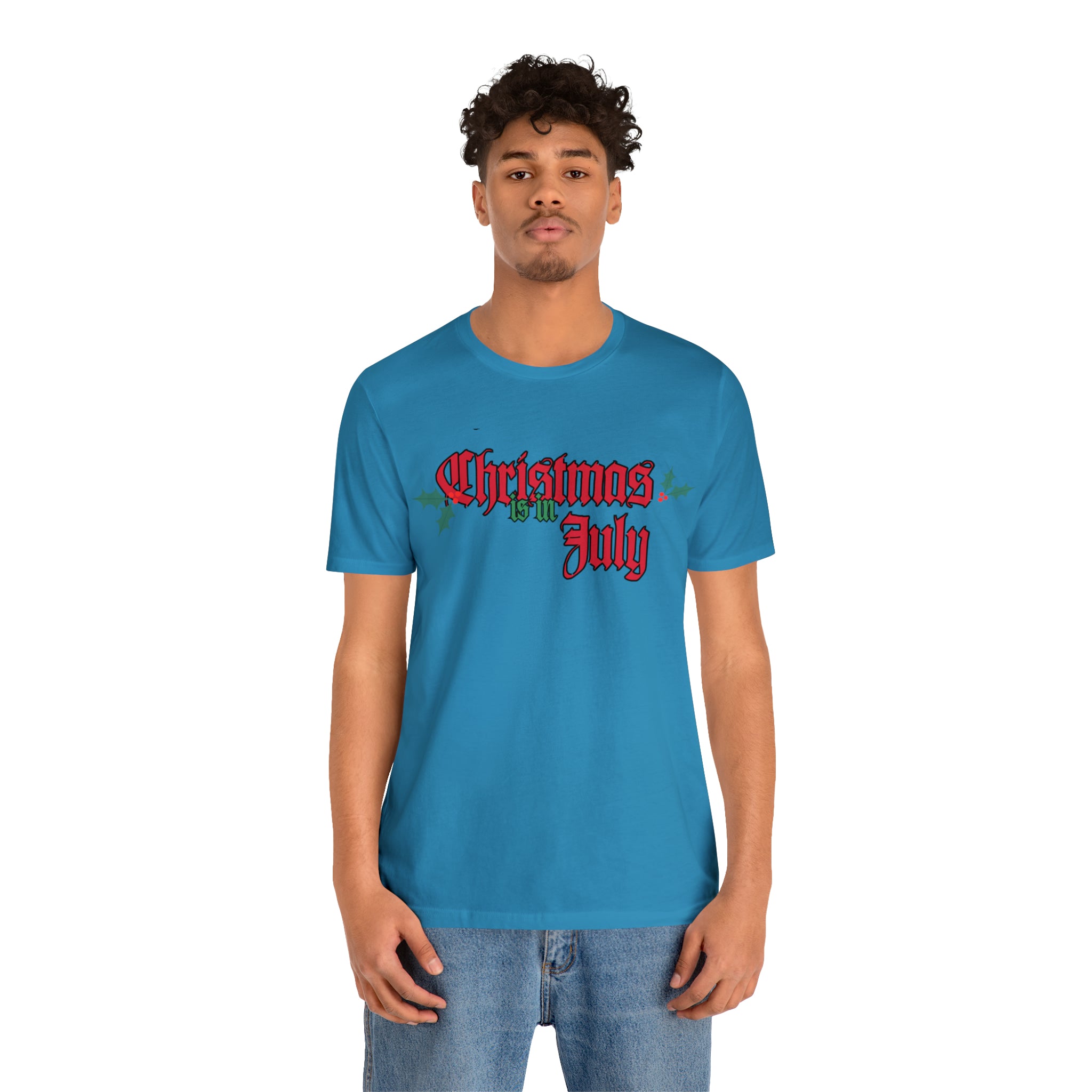 Christmas is in July Shirt | Christmas in July Statement T-Shirt