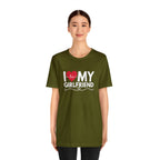 I Love My Girlfriend Shirt | Couple Love T-Shirt, Pair Girlfriend Boyfriend Matching Shirt
