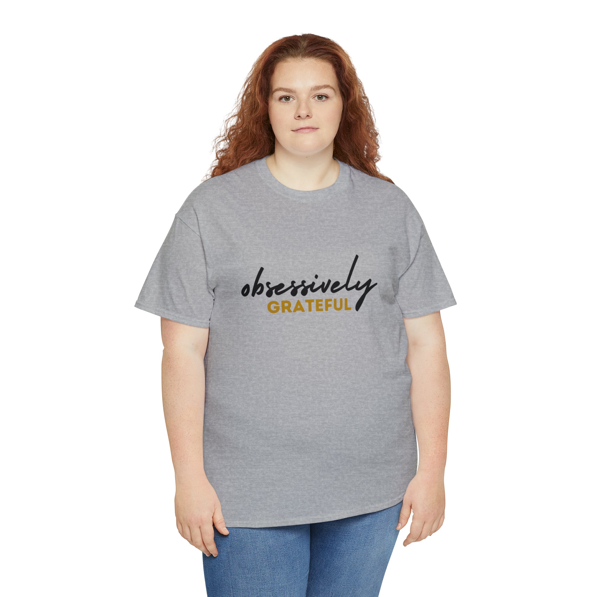 Obsessively Grateful Shirt | Minimalist Unisex T-Shirt