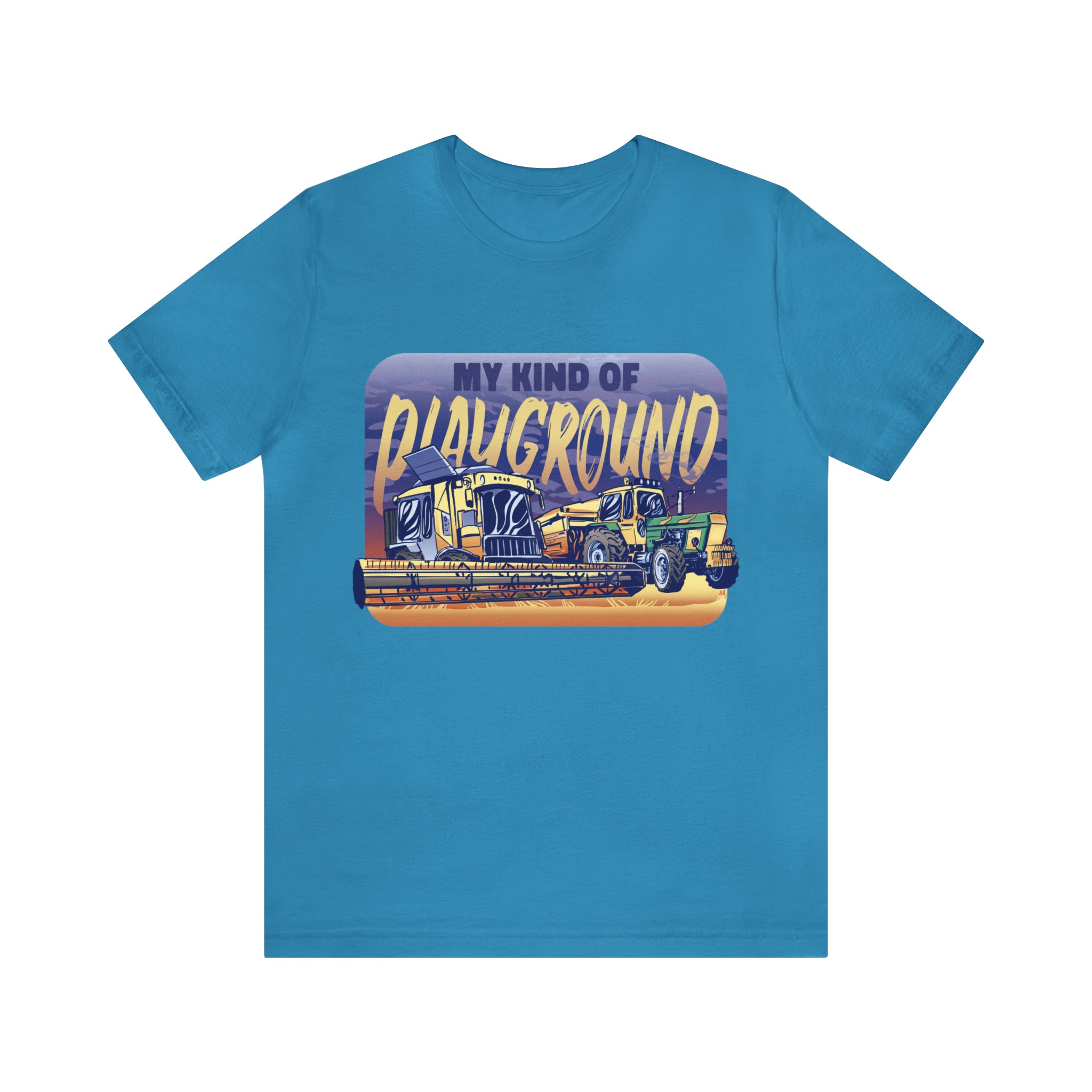 Tractor Farmer Playground Shirt | Tractor Enthusiast Unisex T-Shirt