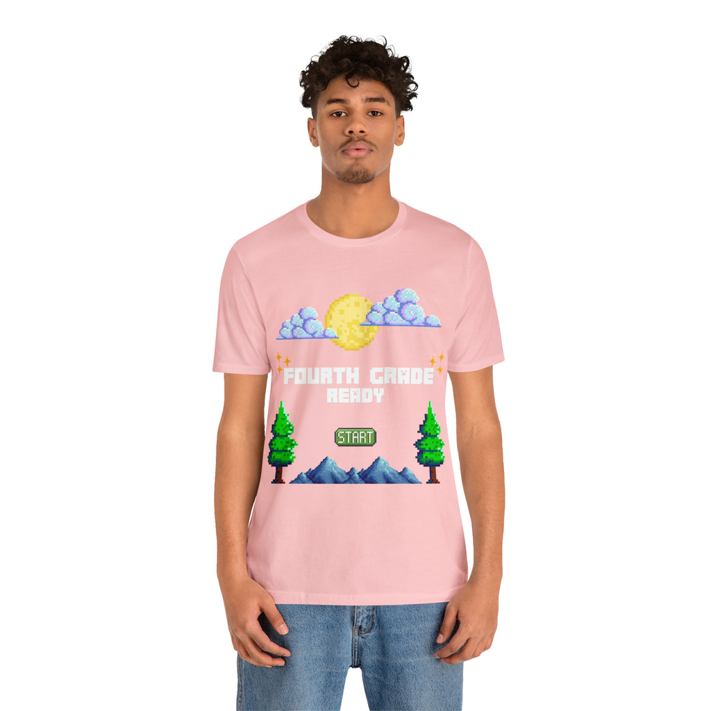 Fourth Grade Ready Pixel Shirt | Minecraft Unisex T-Shirt