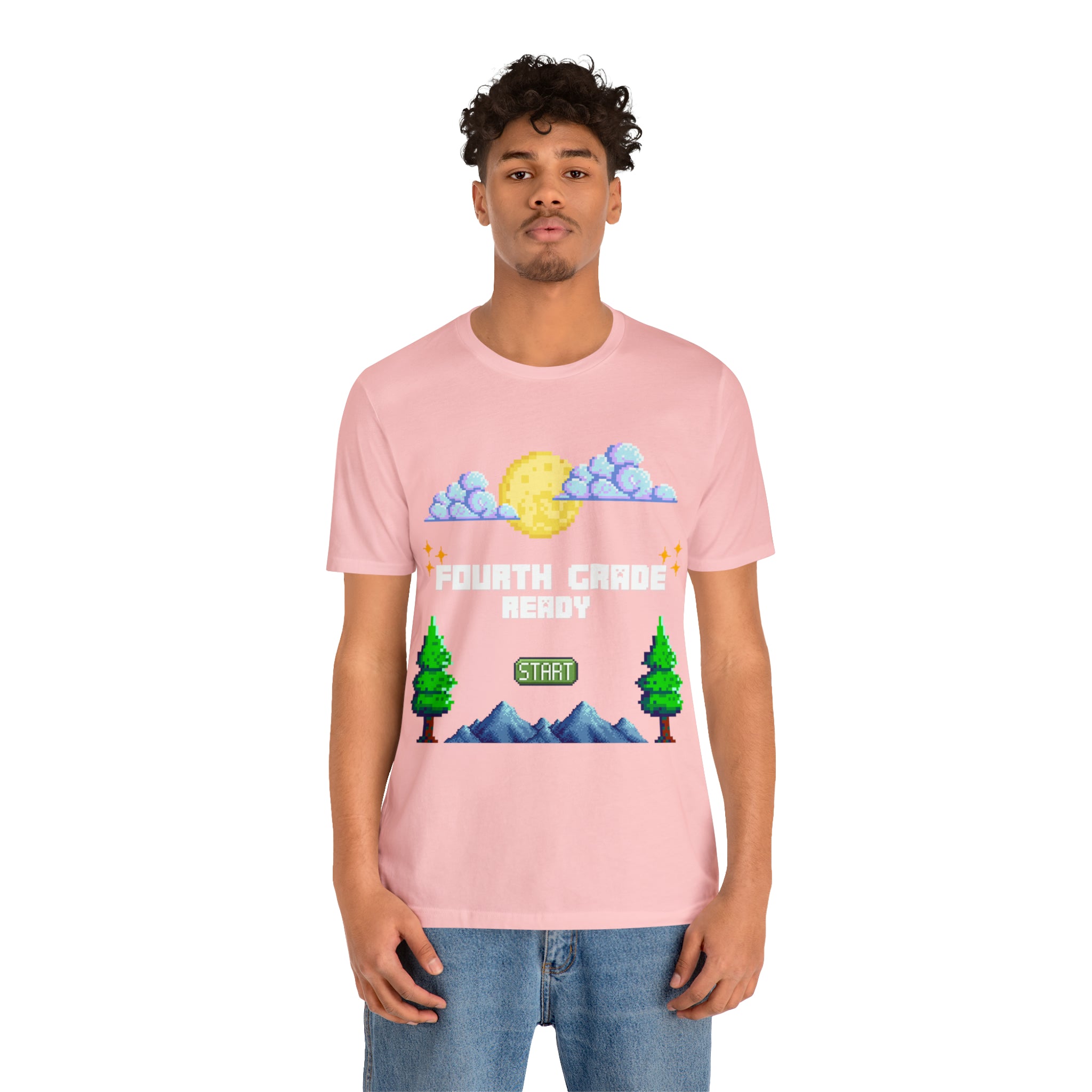 Fourth Grade Ready Pixel Shirt | Minecraft Unisex T-Shirt