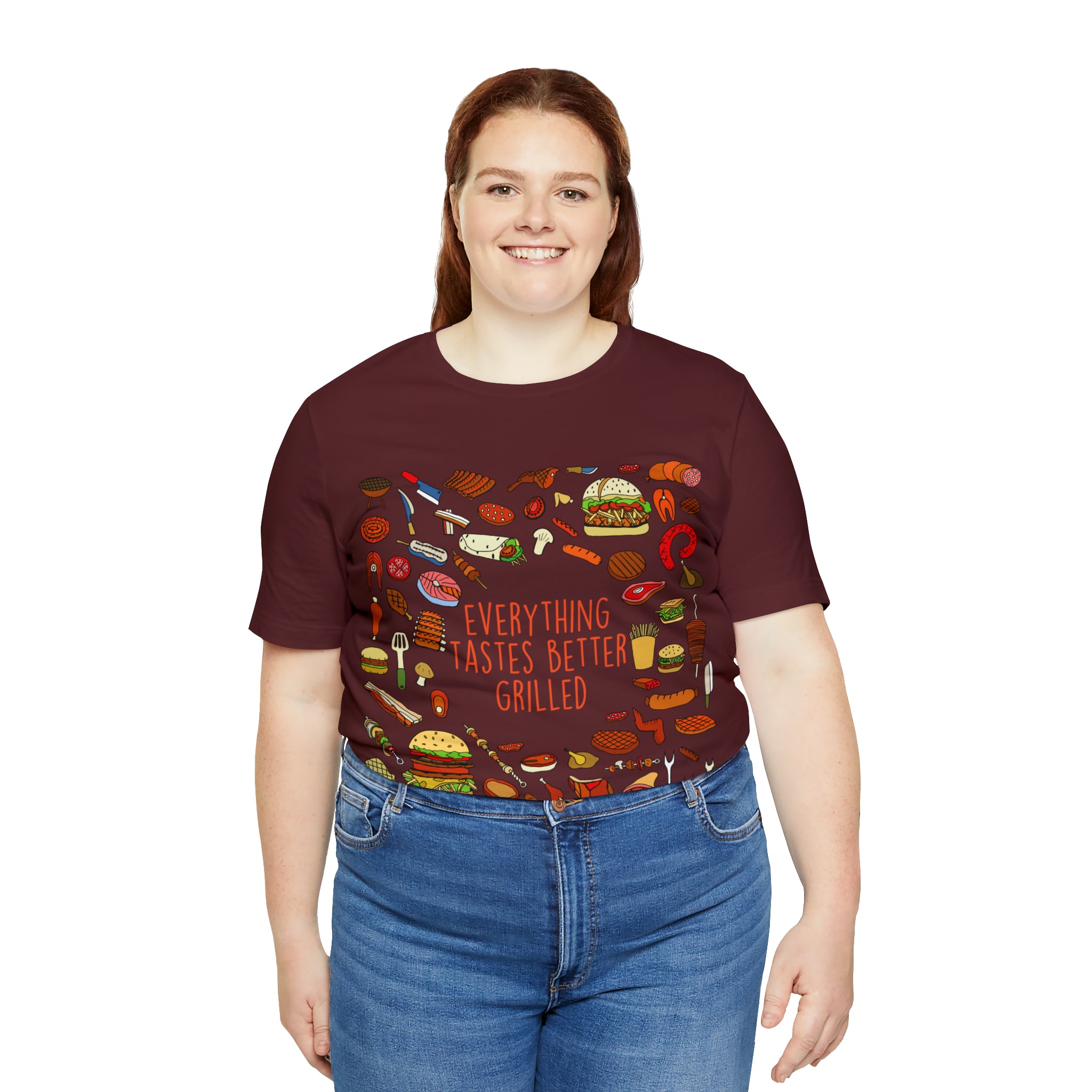 Everything Tastes Better Grilled Shirt | Grilling Love Unisex T-Shirt