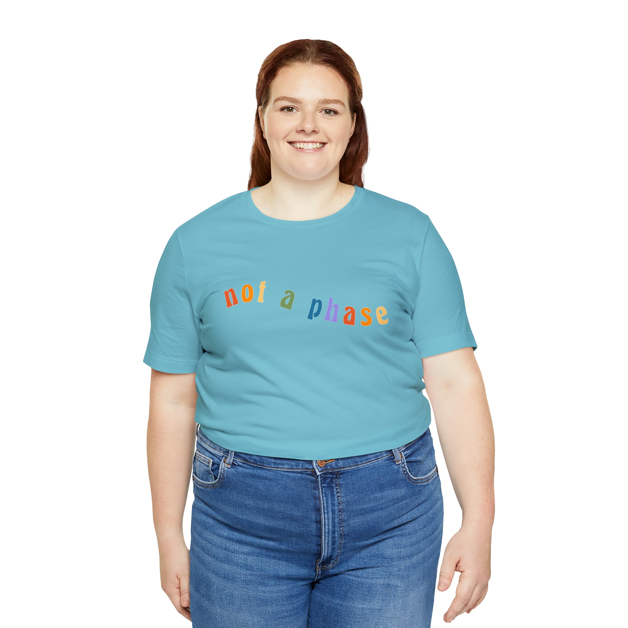 Not A Phase LGBTQIA+ Unisex Shirt | Not A Phase Rainbow Gay Pride Shirt