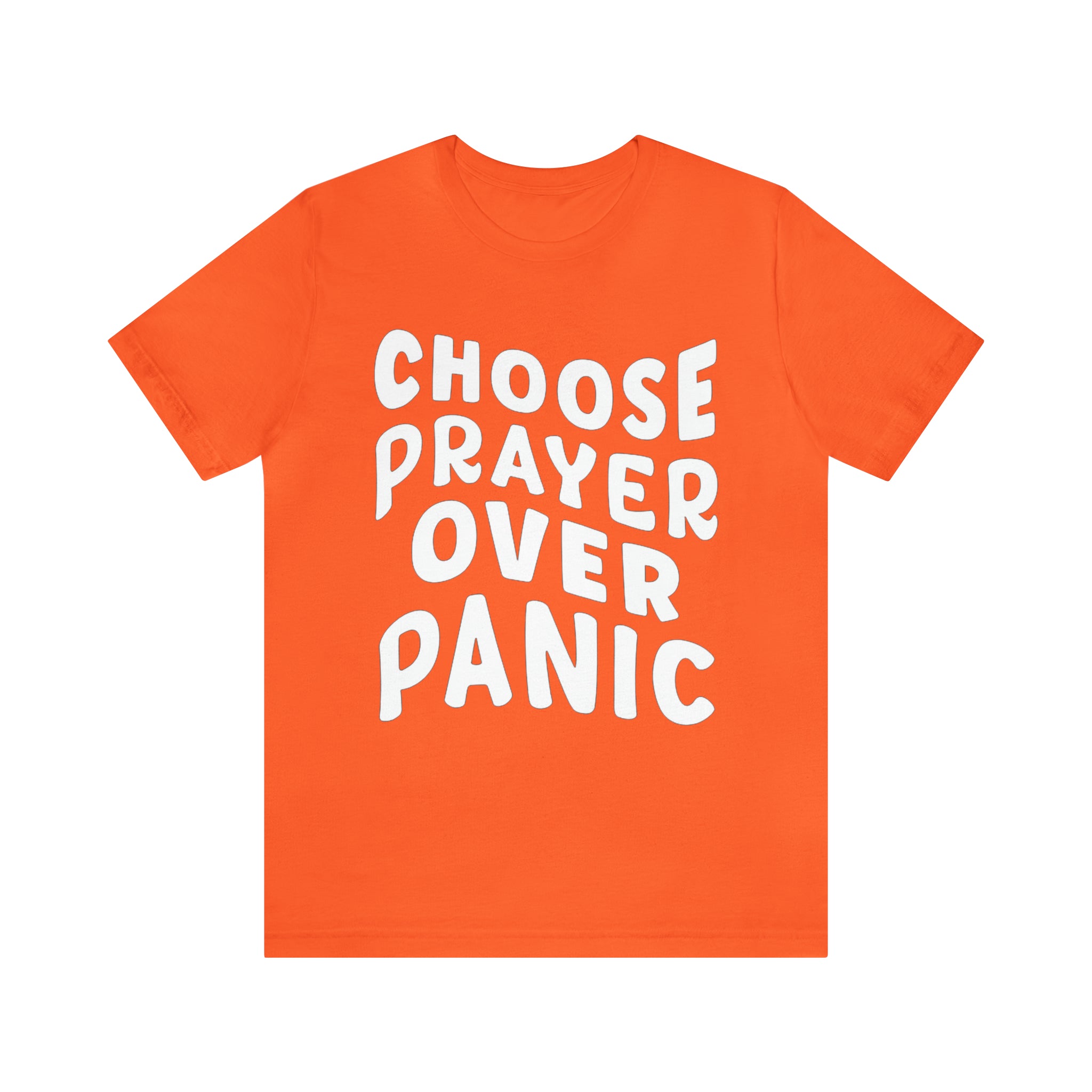 Prayer Over Panic Unisex Shirt | Religious Shirt for Prayers