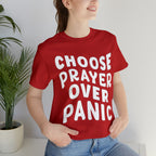Prayer Over Panic Unisex Shirt | Religious Shirt for Prayers