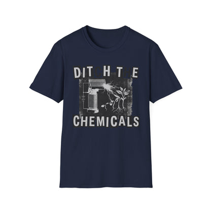 Ditch The Chemicals T‑Shirt — Vintage Eco-Friendly Protest Tee