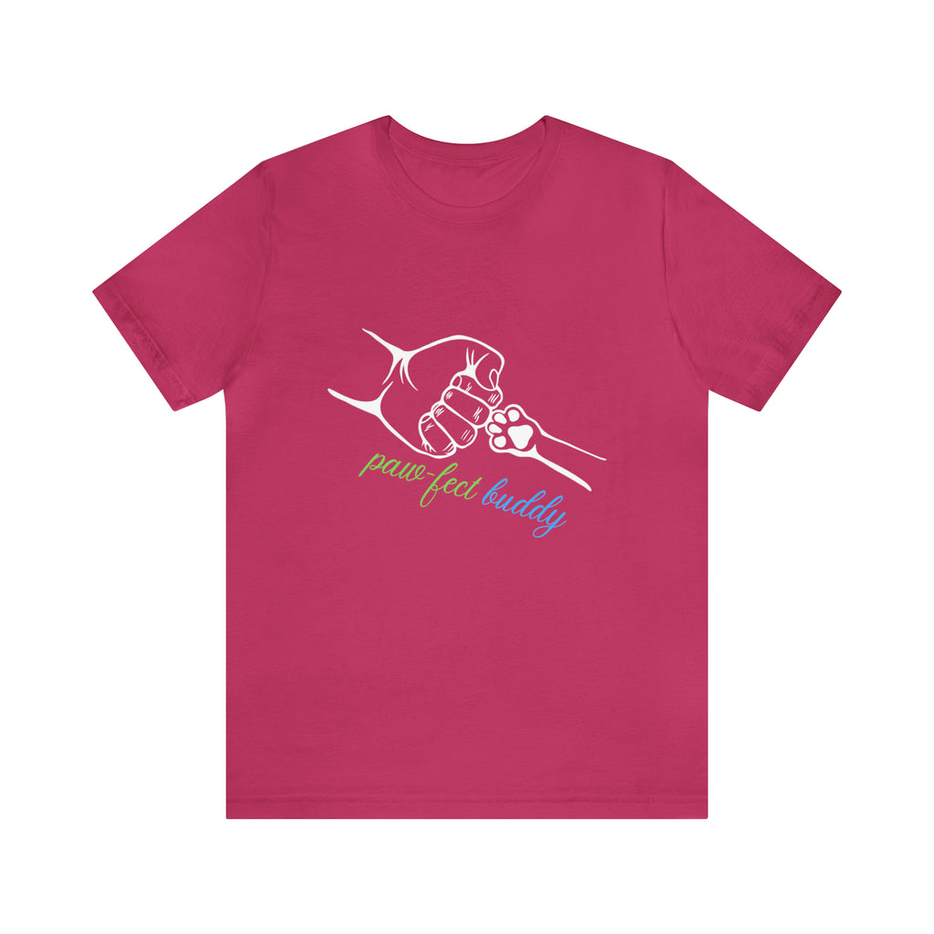 Paw-fect Buddy Sort Sleeve Shirt | Dog Lover Unisex T-Shirt