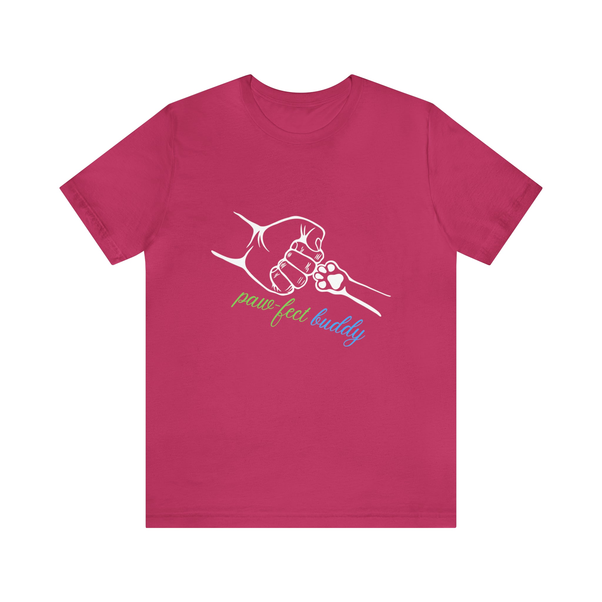 Paw-fect Buddy Sort Sleeve Shirt | Dog Lover Unisex T-Shirt