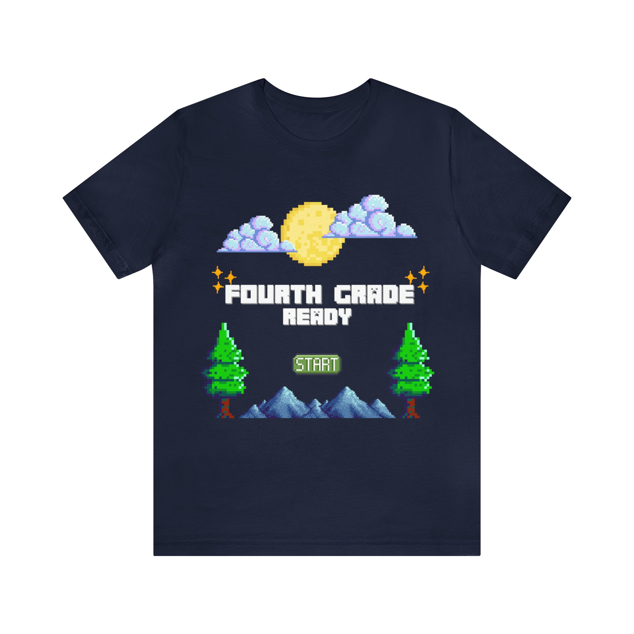 Fourth Grade Ready Pixel Shirt | Minecraft Unisex T-Shirt