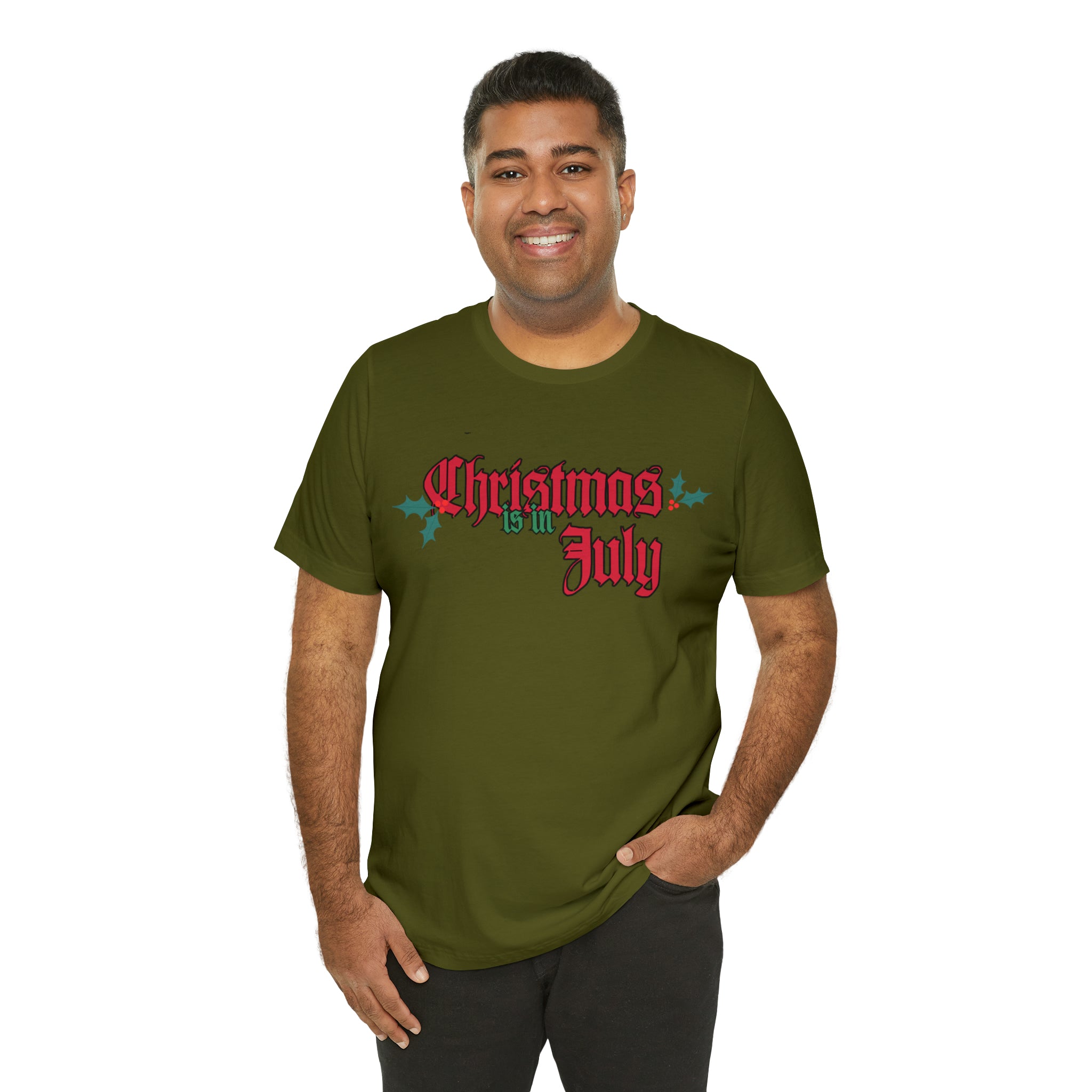 Christmas is in July Shirt | Christmas in July Statement T-Shirt