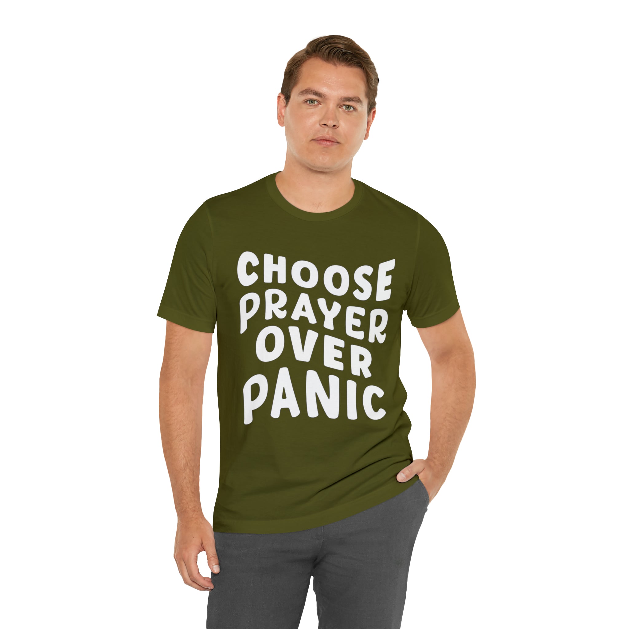Prayer Over Panic Unisex Shirt | Religious Shirt for Prayers