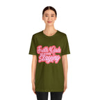 Slaying in Fourth Grade Shirt | Pink School Unisex T-Shirt
