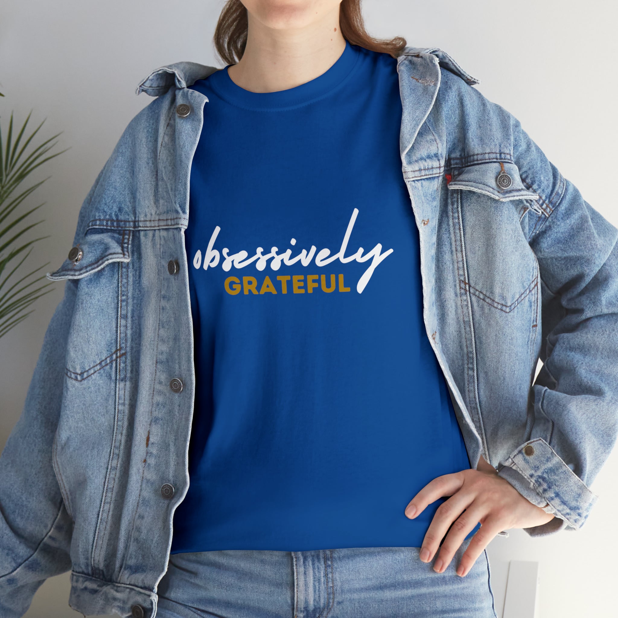 Obsessively Grateful Shirt | Minimalist Unisex T-Shirt