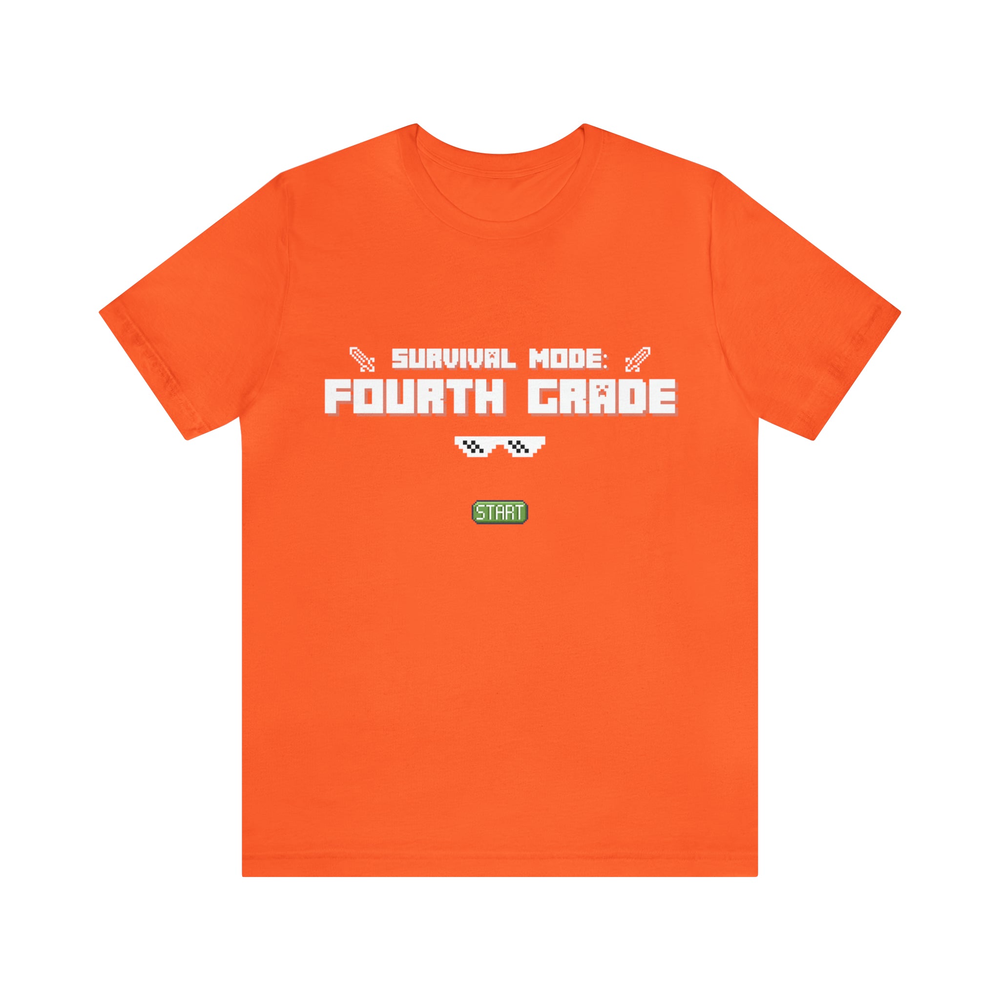 Fourth Grade Survival Mode | Minecraft Unisex T-Shirt