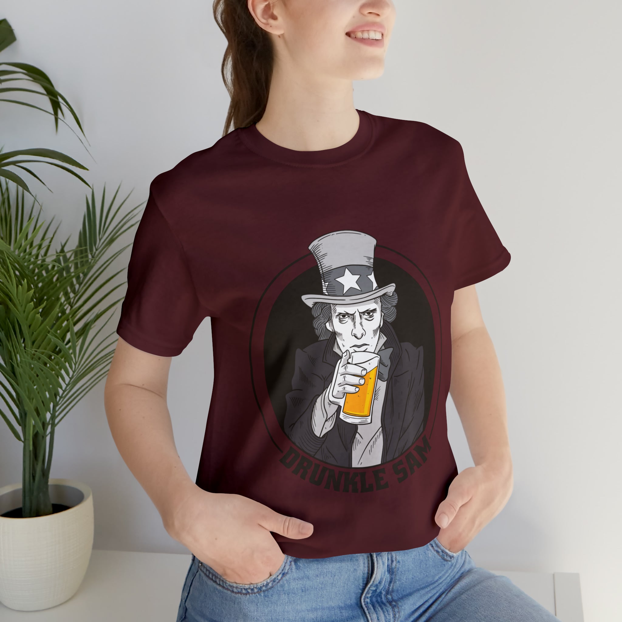 Drunkle Sam Beer Shirt | Drink Beer Unisex T-Shirt