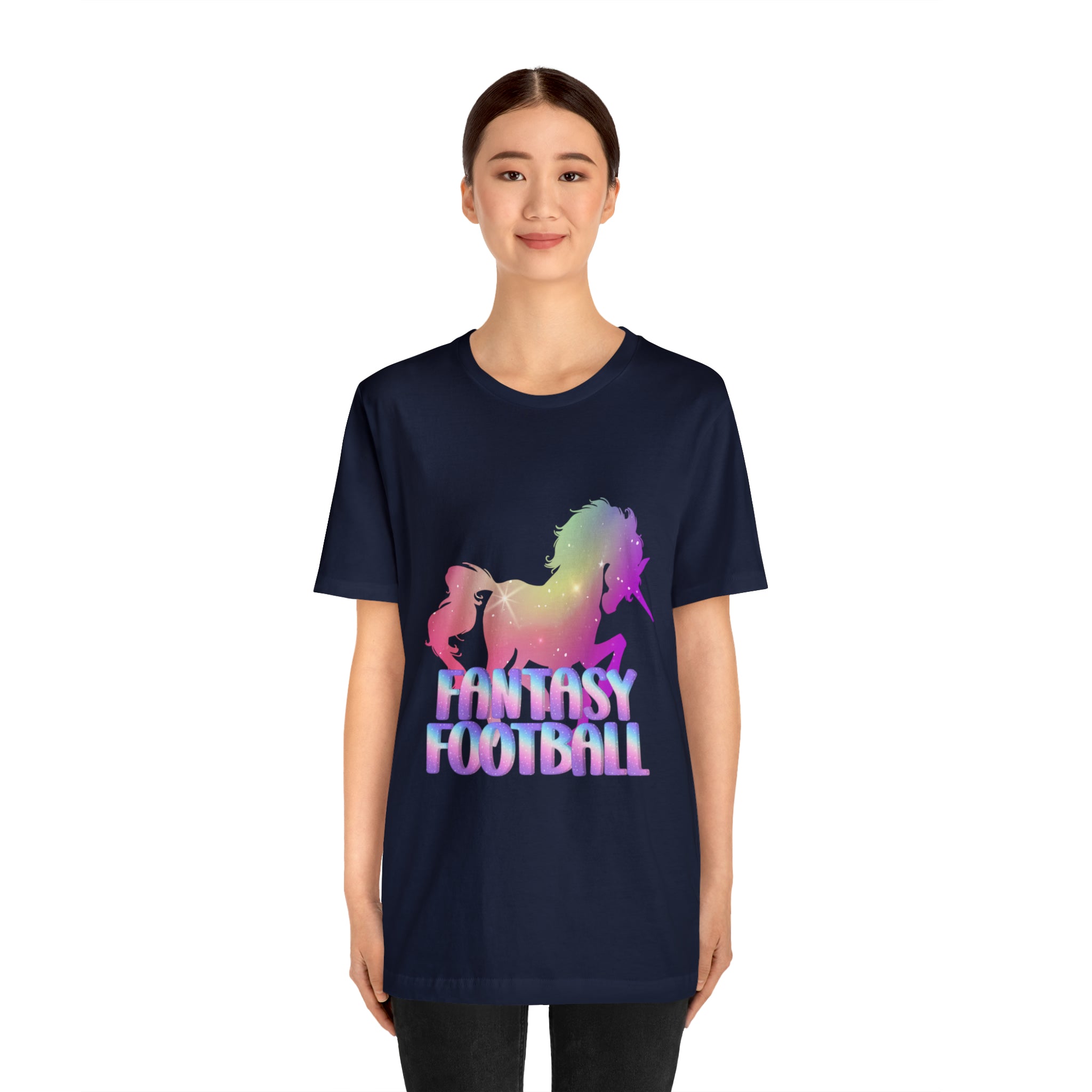 Fantasy Football Pink Shirt | Unicorn Fantasy Football Unisex T-Shirt