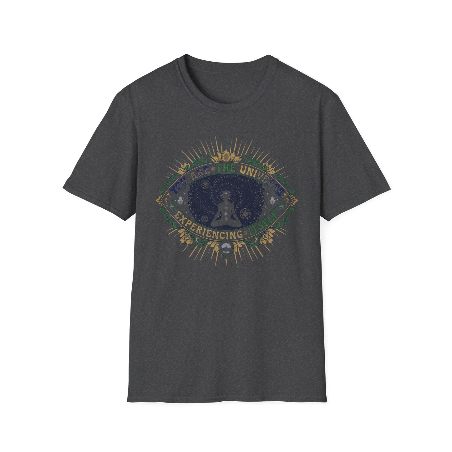 Meditation Tee — "You Are the Universe" Spiritual Graphic T-Shirt
