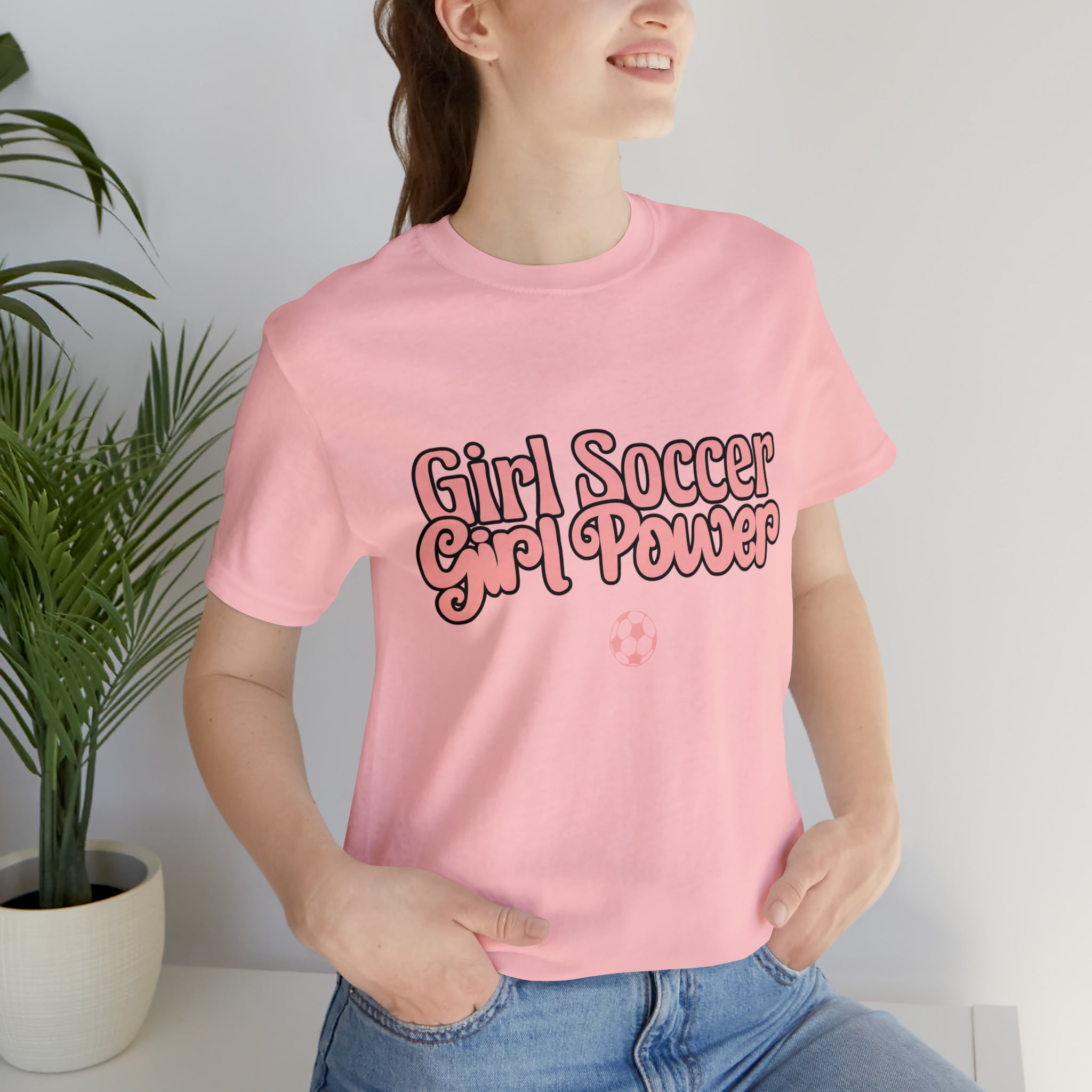 Girl Soccer Girl Power Shirt | Women Soccer T-Shirt