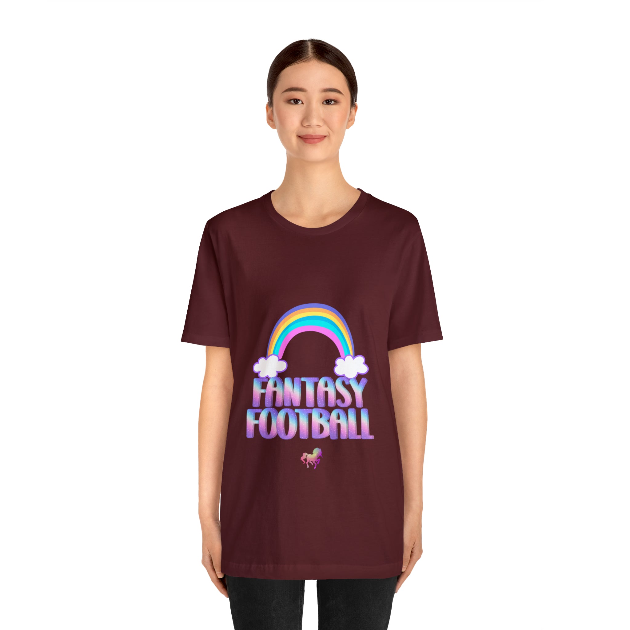 Cute Fantasy Football Shirt | Pink Cute Fantasy Football Unisex T-Shirt