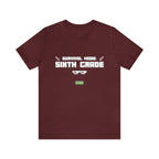Sixth Grade Survival Mode Shirt | Minecraft School Unisex T-Shirt