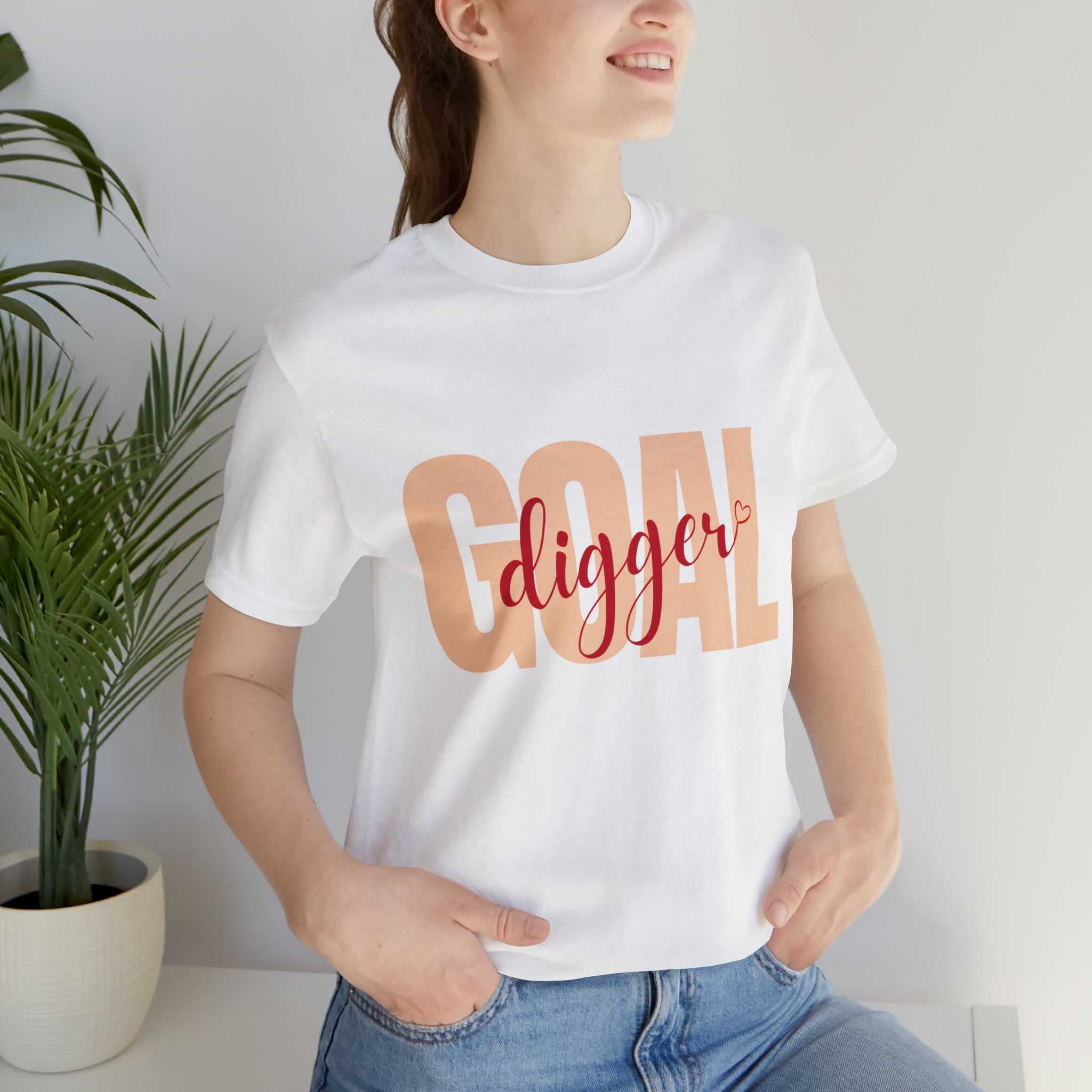 Goal Digger Shirt | Minimalist Statement Unisex T-Shirt